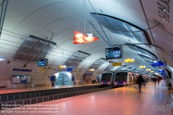 Viennaslide-05333523 Paris, RER E, Station Porte Maillot, Architektur von Agence Duthilleul // Paris, RER E, Porte Maillot Station, Architecture by Agence Duthilleul