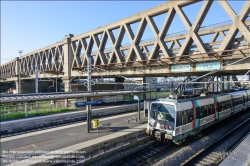 Viennaslide-05333532 Paris, RER B Drancy, Flughafenbahn // Paris, RER B Drancy, Airport Express