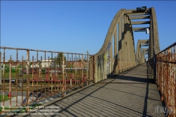 Viennaslide-05333542 Le Blanc-Mesnil, historische Betonbrücke // Le Blanc-Mesnil, Historic Concrete Bridge