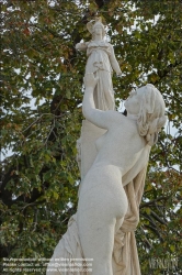 Viennaslide-05338017 Cassandre se met sous la protection de Pallas, by Aimé Millet, Jardin des Tuileries, Paris, France