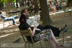 Viennaslide-05338133 Der Jardin du Luxembourg ist ein früher königlicher, heute staatlicher Schlosspark im Pariser Quartier Latin mit einer Fläche von 26 Hektar. Die Anlage gehört zum Palais du Luxembourg, in dem der Senat tagt, das Oberhaus des französischen Parlamentes.