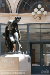 Viennaslide-05341305 Paris, Passage Colbert, Statue Eurydike // Paris, Passage Colbert, Eurydice Statue