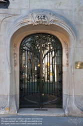 Viennaslide-05344201 Paris, Architektur, Hector Guimard, Immeuble Jassede, 142 Avenue de Versailles, 1 Rue Lancret