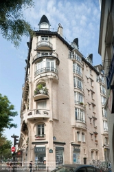 Viennaslide-05344245 Paris, Architektur, Hector Guimard, Immeuble Jassede, 142 Avenue de Versailles, 1 Rue Lancret