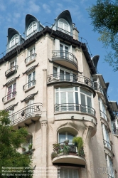 Viennaslide-05344247 Paris, Architektur, Hector Guimard, Immeuble Jassede, 142 Avenue de Versailles, 1 Rue Lancret