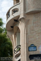 Viennaslide-05344252 Paris, Architektur, Hector Guimard, Immeuble Jassede, 142 Avenue de Versailles, 1 Rue Lancret