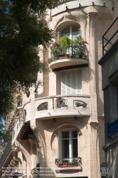 Viennaslide-05344255 Paris, Architektur, Hector Guimard, Immeuble Jassede, 142 Avenue de Versailles, 1 Rue Lancret
