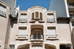 Viennaslide-05344511 Paris, Architektur, Hector Guimard, Hotel Mezzara, 60 Rue La Fontaine, 1910