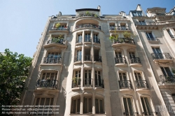 Viennaslide-05344603 Paris, Architektur, Hector Guimard, Immeuble Tremois, 11 Rue Francois Millet 1909