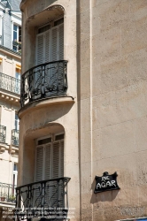 Viennaslide-05344721 Paris, Architektur, Hector Guimard, Ensemble 17,19,21 Rue La Fontaine, 8,10 Rue Agar, 43 Rue Gros, 1910-1912