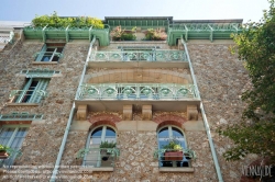 Viennaslide-05344813 Paris, Architektur, Hector Guimard, Castel Beranger, 14 Rue La Fontaine, 1894-1898