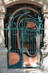 Viennaslide-05344823 Paris, Architektur, Hector Guimard, Castel Beranger, 14 Rue La Fontaine, 1894-1898