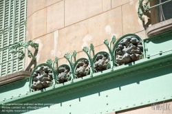 Viennaslide-05344826 Paris, Architektur, Hector Guimard, Castel Beranger, 14 Rue La Fontaine, 1894-1898