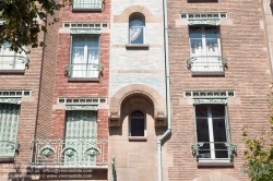 Viennaslide-05344834 Paris, Architektur, Hector Guimard, Castel Beranger, 14 Rue La Fontaine, 1894-1898