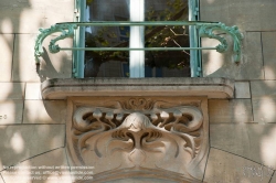 Viennaslide-05344842 Paris, Architektur, Hector Guimard, Castel Beranger, 14 Rue La Fontaine, 1894-1898
