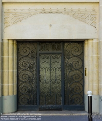 Viennaslide-05345079 Paris, 13 Rue Molitor, Art Deco Architektur // Paris, 13 Rue Molitor, Art Deco Architecture