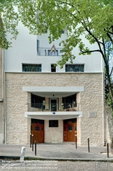 Viennaslide-05345502f Paris, Montmartre, Adolf Loos, Haus von Tristan Tzara, 1926 - Paris, Montmartre, Adolf Loos, Tristan Tzara House, 1926