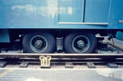 Viennaslide-05351817 Paris, ehemaliges Verkehrsmuseum Saint-Mande, Gummireifenmetro, Prototyp - Paris, former Transport Museum Saint-Mande, Metro on Tyres, Prototype