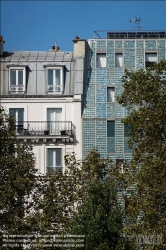 Viennaslide-05360149 Paris, 179bis Quai Valmy, Solarfassade // Paris, 179bis Quai Valmy, House with Solar Energy Cells