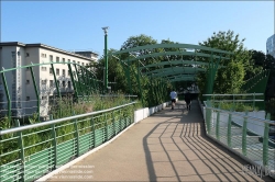 Viennaslide-05360151 Paris, Passerelle du Cambodge über die Peripherique Ringautbahn // Paris, Passerelle du Cambodge over the Peripherique Motorway