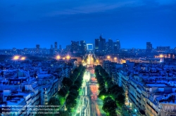 Viennaslide-05361587h Paris, La Defense, View from Arc de Triomphe