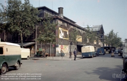 Viennaslide-05361600 Paris, Les Halles, historisches Foto von 1962