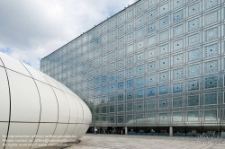 Viennaslide-05361976 Paris, Institut du Monde Arabe von Jean Nouvel - Paris, Arab World Institute (AWI) by Jean Nouvel