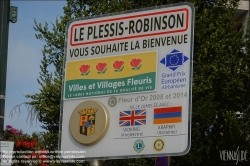 Viennaslide-05365001 Le Plessis-Robinson, Ortsschild // Le Plessis-Robinson