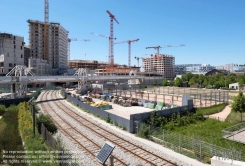 Viennaslide-05367003 Paris, Stadtentwicklungsgebiet Clichy-Batignolles, Park Martin Luther-King - Paris, Development Area Clichy-Batignolles, Parc Martin Luther-King