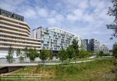 Viennaslide-05368118 Paris, Stadtentwicklungsgebiet Billancourt, Ile Seguin Rives de Seine, Quartier Trapeze