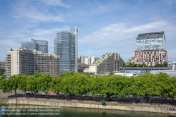 Viennaslide-05368123 Paris, Stadtentwicklungsgebiet Billancourt, Ile Seguin Rives de Seine, Quartier Trapeze