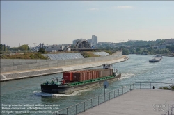 Viennaslide-05368140 Paris, Seine, Transportschiff // Paris, River Seine, Transport Ship