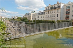 Viennaslide-05372248 Vincennes bei Paris, Jardin du Midi, Überdeckung einer Bahnrampe // Vincennes near Paris, Jardin du Midi, Cover of a Railway Line