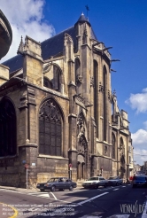 Viennaslide-05374010 Melun, Eglise Saint-Aspais