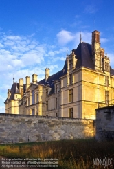 Viennaslide-05379202 Das Schloss Écouen ist ein Schloss aus dem 16. Jahrhundert im Ort Écouen im Département Val-d’Oise. Es beherbergt das Musée national de la Renaissance.
