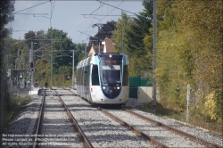 Viennaslide-05383101 Paris, moderne Straßenbahn T13 // Paris, Modern Tramway T13