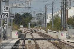 Viennaslide-05383102 Paris, moderne Straßenbahn T13, Lisière Pereire // Paris, Modern Tramway T13, Lisière Pereire