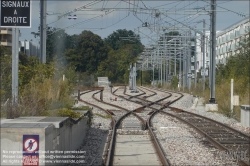 Viennaslide-05383103 Paris, moderne Straßenbahn T13, Lisière Pereire // Paris, Modern Tramway T13, Lisière Pereire