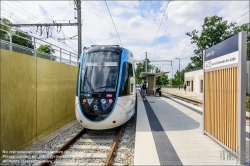 Viennaslide-05383105 Paris, moderne Straßenbahn T13,  St-Cyr // Paris, Modern Tramway T13, St-Cyr 