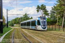 Viennaslide-05383128 Paris, moderne Straßenbahn T13, St-Germain-en-Laye // Paris, Modern Tramway T13, St-Germain-en-Laye