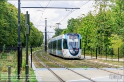 Viennaslide-05383133 Paris, moderne Straßenbahn T13, St-Germain-en-Laye // Paris, Modern Tramway T13, St-Germain-en-Laye