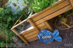 Viennaslide-05387512 Paris, Gemeinschaftsgarten im ehemaligen Bahnhof Ornano - Paris, Urban Gardening near former Train Station Ornano