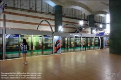 Viennaslide-05389407 Paris, automatische Metro M14, Bibliotheque Francois Mitterand // Paris, Automatic Metro Line M14, Bibliotheque Francois Mitterand