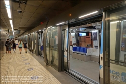 Viennaslide-05389422 Paris, automatische Metro M14, Mairie de Saint-Ouen // Paris, Automatic Metro Line M14, Mairie de Saint-Ouen