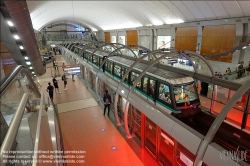 Viennaslide-05389432 Paris, automatische Metro M14, Chatelet // Paris, Automatic Metro Line M14, Chatelet