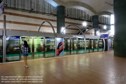 Viennaslide-05389527 Paris, automatische Metro M14, Station Bibliotheque - Paris, Automatic Metro M14 Bibliotheque Station