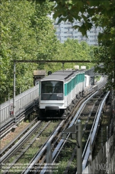 Viennaslide-05389579 Paris, Metro, Linie 6 nahe Saint-Jacques // Paris, Metro Line 6 near Saint-Jacques