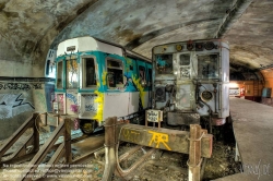 Viennaslide-05389662 Paris, Metro, alte Züge - Paris, Metro, Old Trains