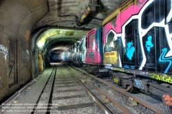 Viennaslide-05389666 Paris, Metro, alte Züge - Paris, Metro, Old Trains