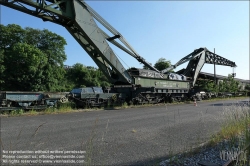 Viennaslide-05389842 Historischer Eisenbahnkran 'Diplodocus' // Historic Railroad Crane 'Diplodocus'